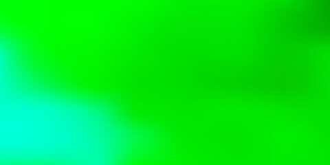 Light green vector blurred pattern.