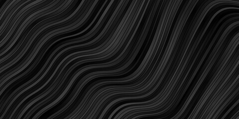 Light BLUE vector texture with wry lines. Colorful illustration with curved lines. Template for your UI design.