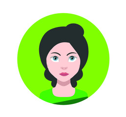 People avatars, Vector women, men avatar