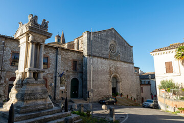 church of san francesco di assisi in the center of amelia