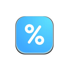 Percentage -  Button