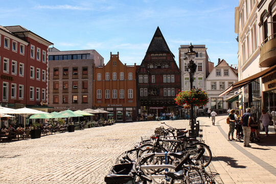 Marktplatz von Minden (S&uuml;dseite)