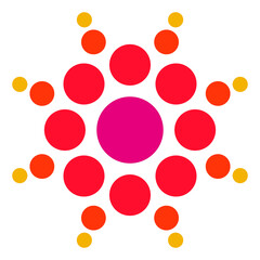 Golden ratio circle and spacing design