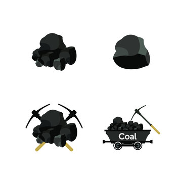 Pile of charcoal,Coal 