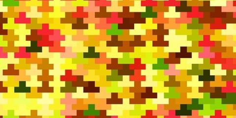 Light Pink, Yellow vector backdrop with rectangles. Modern design with rectangles in abstract style. Template for cellphones.