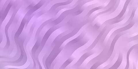 Obraz premium Light Purple vector background with curves. Illustration in abstract style with gradient curved. Best design for your posters, banners.