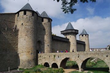 Fototapeta na wymiar La Cité, Carcassonne, Languedoc, France