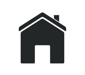 Home icon. House illustration