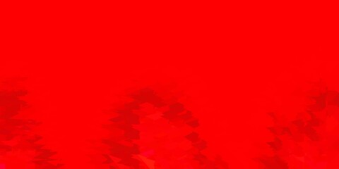 Dark red, yellow vector abstract triangle backdrop.