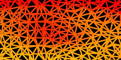 Light orange vector polygonal background.
