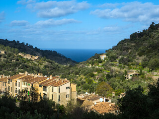 Fototapeta na wymiar village in the mountains Mallorca