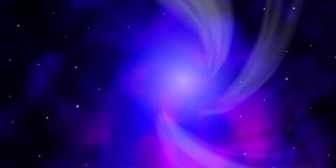 Dark Purple, Pink vector texture with beautiful stars. Shining colorful illustration with small and big stars. Pattern for wrapping gifts.