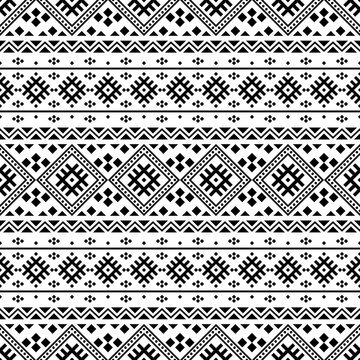 Tribal aztec seamless pattern