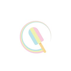 ice cream icon vector illustration design