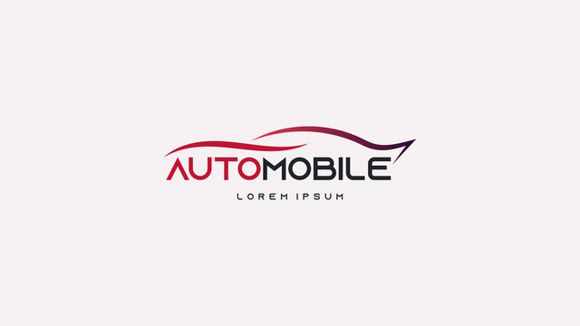 auto mobile car logo design