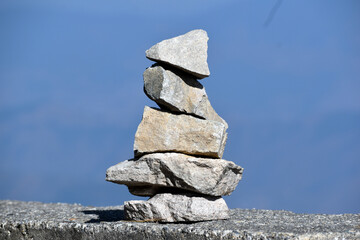 Beautiful picture balancing stones
