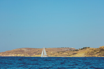 sailboat on the sea
