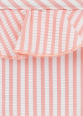 orange fabric close-up pattern