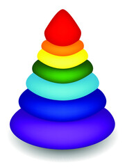  Pyramid toy