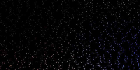 Dark Blue, Yellow vector template with neon stars. Blur decorative design in simple style with stars. Design for your business promotion.