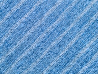white lines on blue background