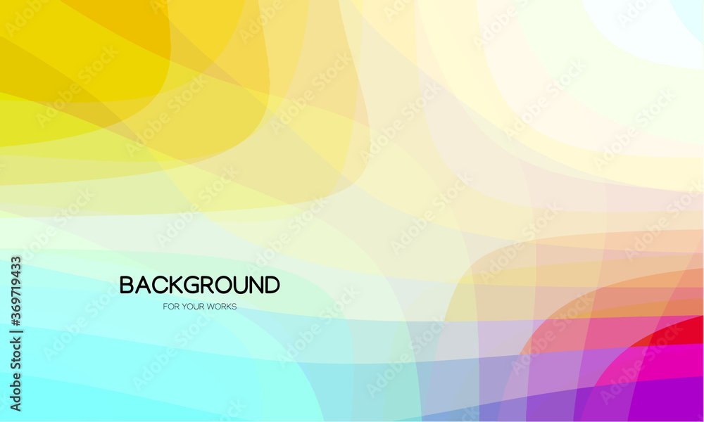 Aufkleber dynamic trendy simple fluid color abstract background with line effects. vector illustration for wal