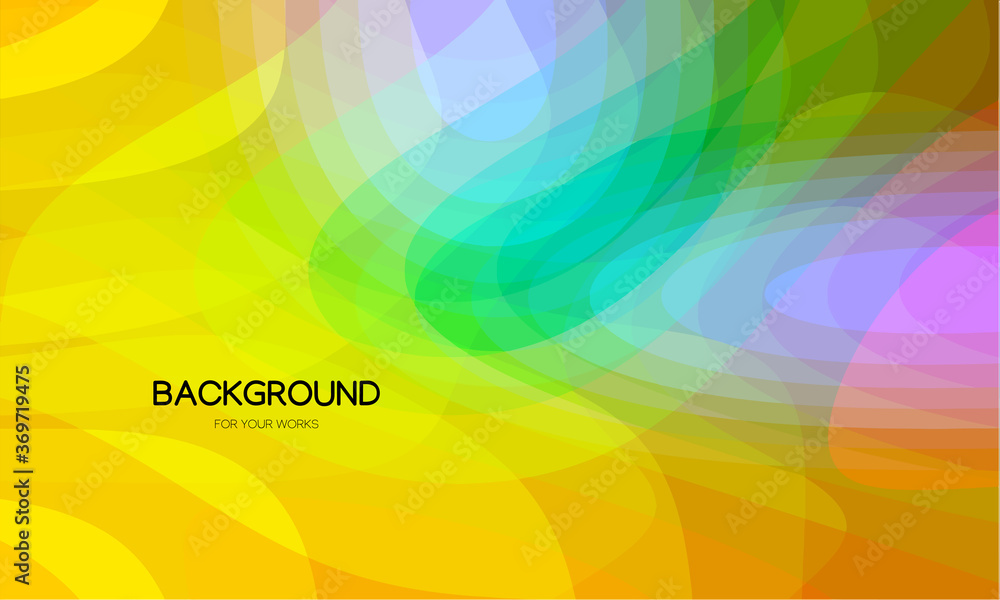Aufkleber dynamic trendy simple fluid color abstract background with line effects. vector illustration for wal