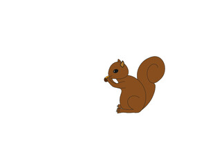 scoiattolo esempio di bavaglino pigiamino emblema giocattolo infanzia bambini