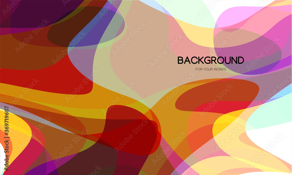 Aufkleber dynamic trendy simple fluid color abstract background with line effects. vector illustration for wal