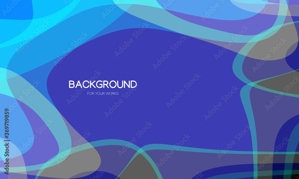 Aufkleber dynamic trendy simple fluid color abstract background with line effects. vector illustration for wal