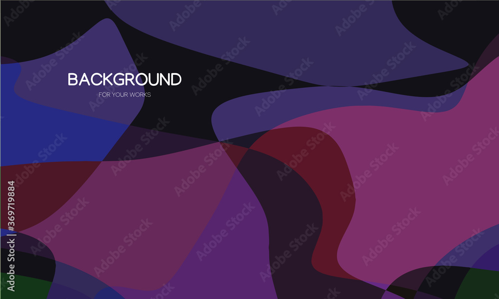 Aufkleber dynamic trendy simple fluid color abstract background with line effects. vector illustration for wal