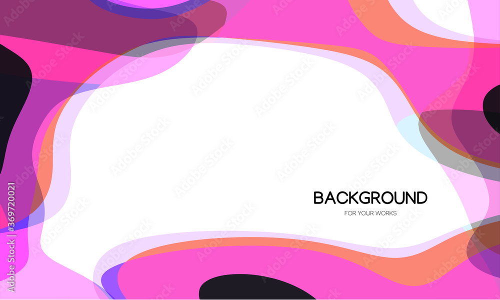 Aufkleber dynamic trendy simple fluid color abstract background with line effects. vector illustration for wal