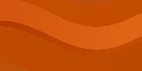 Light Orange vector background with curved lines. Colorful illustration with curved lines. Pattern for commercials, ads.