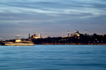 Sunset over the old city