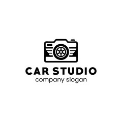 Camera Car Studio Logo Design Template Idea
