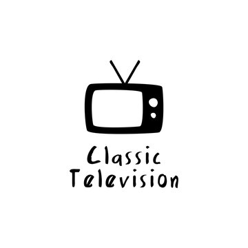 Classic Television Broadcast Logo Design Idea