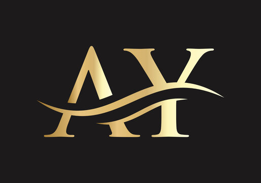 AY Letter Linked Logo for business and company identity. Creative Letter AY Logo Vector Template.
