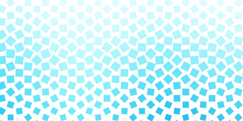 Fototapeta premium Light BLUE vector backdrop with rectangles. Modern design with rectangles in abstract style. Modern template for your landing page.