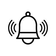 Bell Icon Vector Illustration in Trendy Design