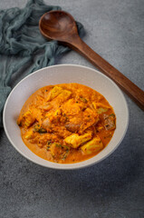 kadai paneer or paneer butter masala, popular indian cuisine