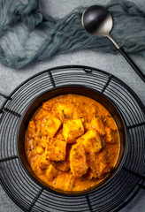 kadai paneer or paneer butter masala, popular indian cuisine