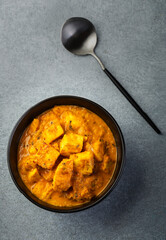 kadai paneer or paneer butter masala, popular indian cuisine