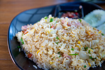 fried rice with chicken