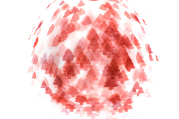 Weihnachtsbäume unscharf als Hintergrund