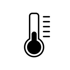 Temperature Thermometer Icon Vector Illustration