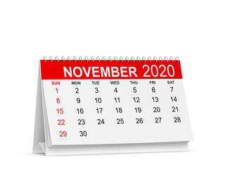 Calendar for 2020 year