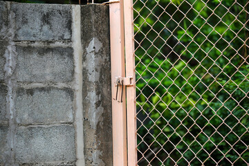 old metal door