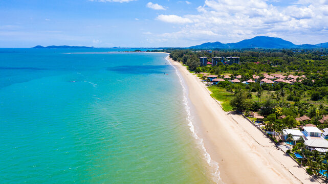 View of Mae Phim Beach of Rayong Province, Thailand