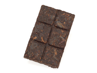 Aromatic black pu-erh tea from China. 5 years old tea compressed into bricks. Healthy drink.