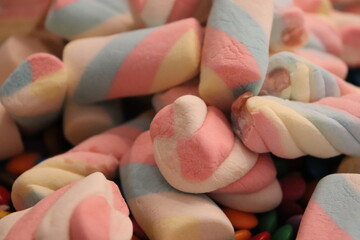 Different sweets decorating a beautiful party table.